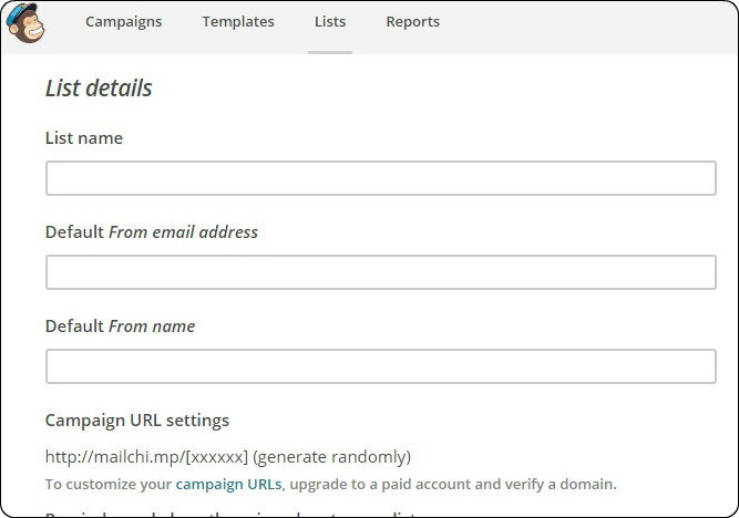 How to setup MailChimp