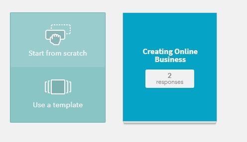 How to create an online survey with typeform