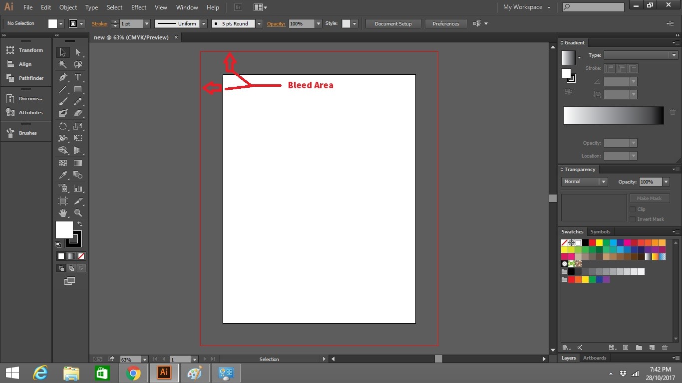 Creating a New Document in Adobe Illustrator