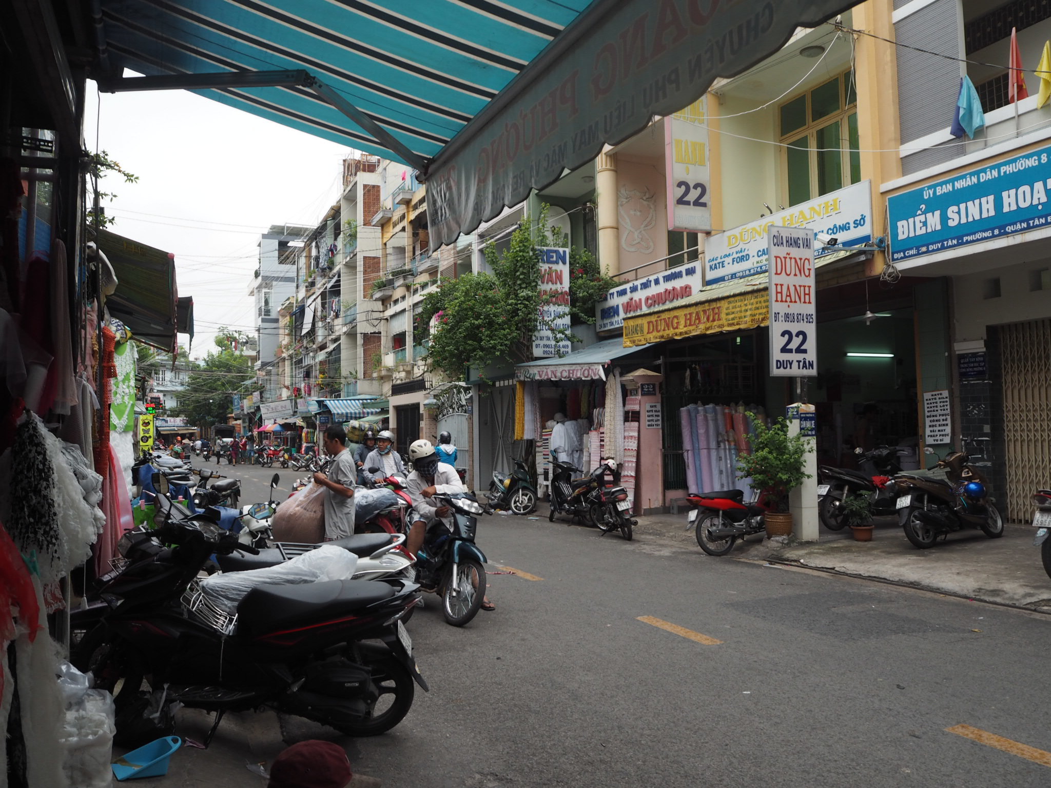 Tan Binh Market Back Alley