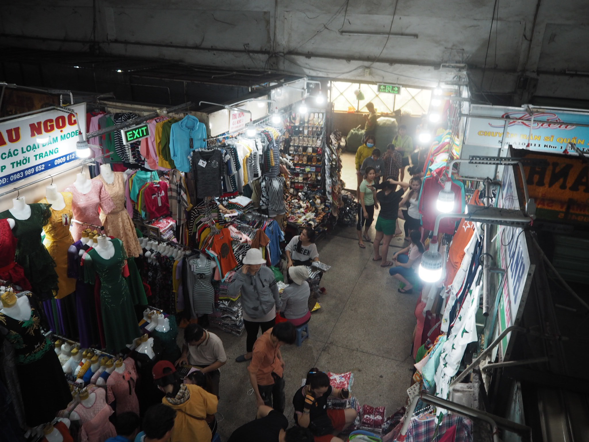 Inside Tan Binh Market Mall