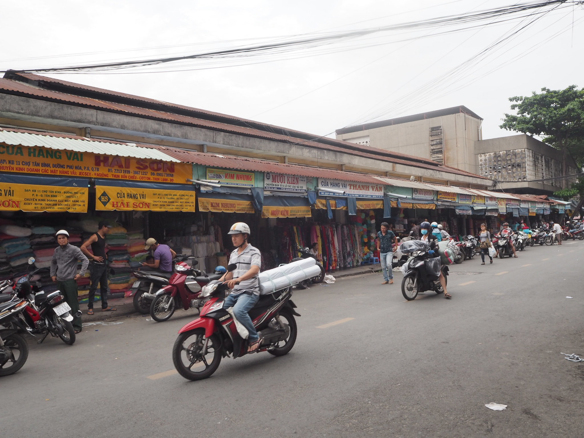 Silk Store Outside Tan Binh Market