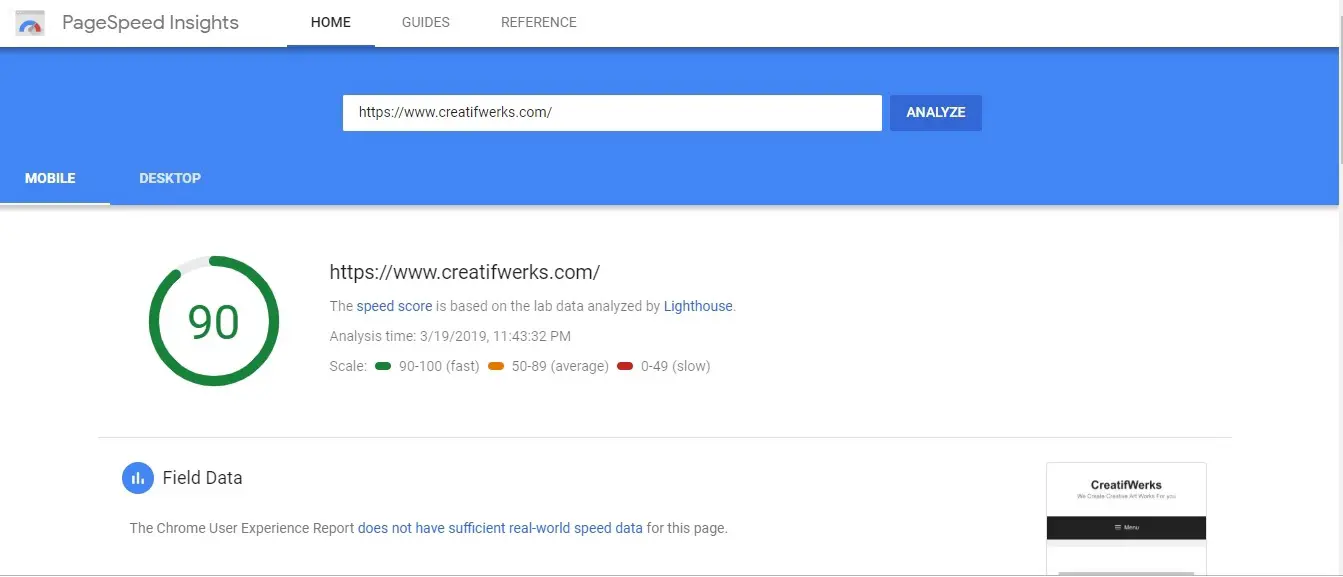 How to Achieve Google PageSpeed Score of 90% and above