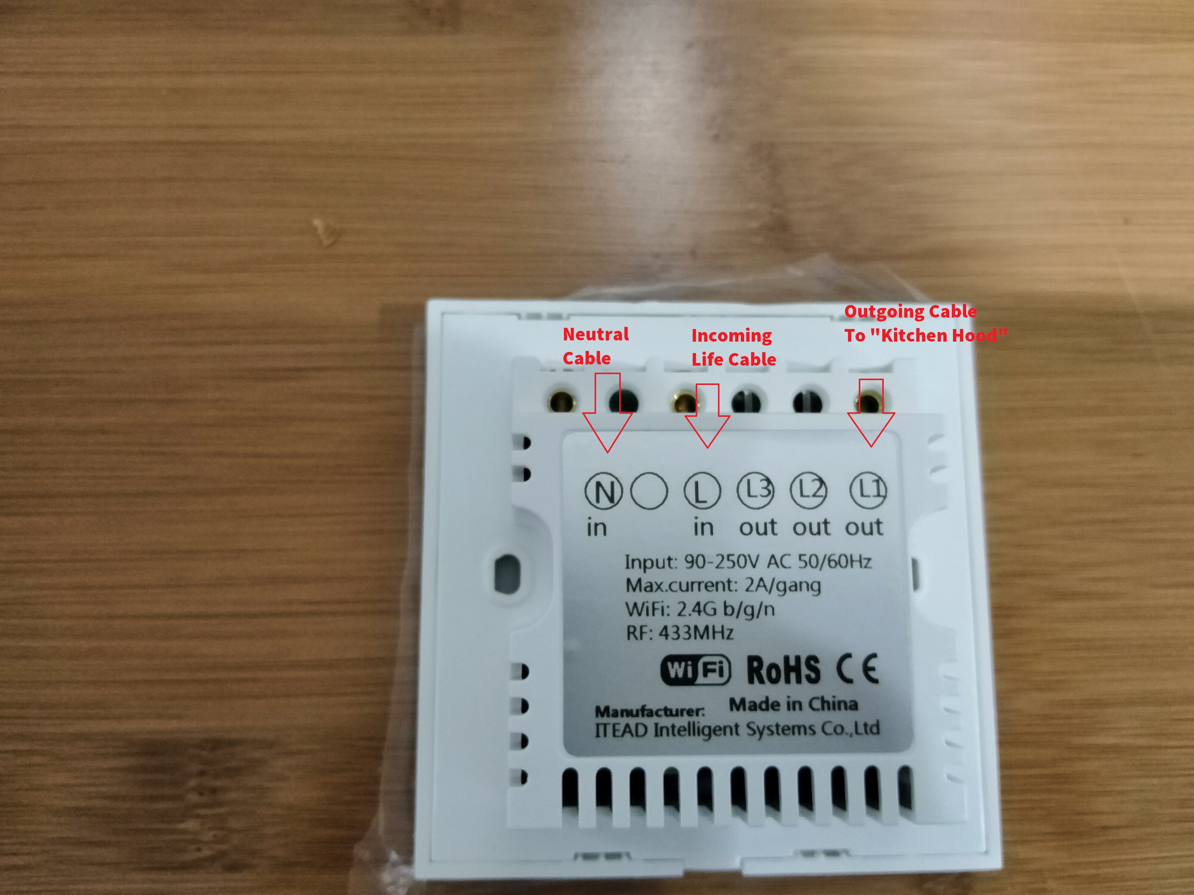Sonoff Smart Switch Connection