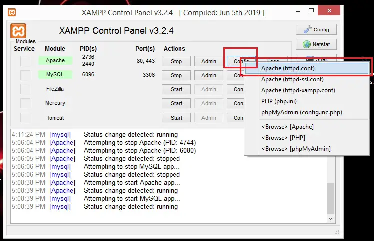 Change Document root