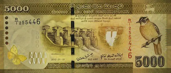 Sri Lanka Inflation Calculator