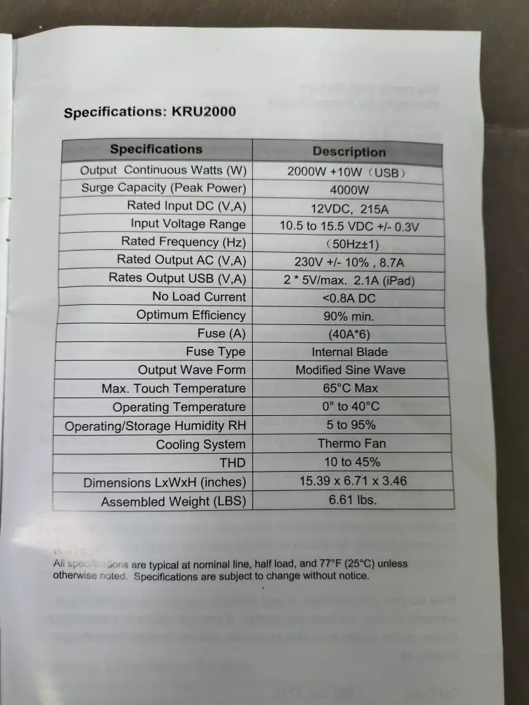 Krieger Specification