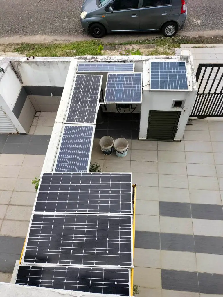 Solar Panel Setup