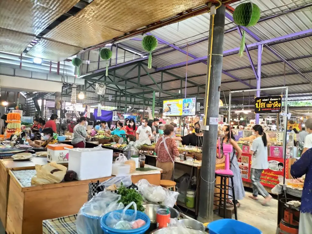 Variety Of Local Food Stall
